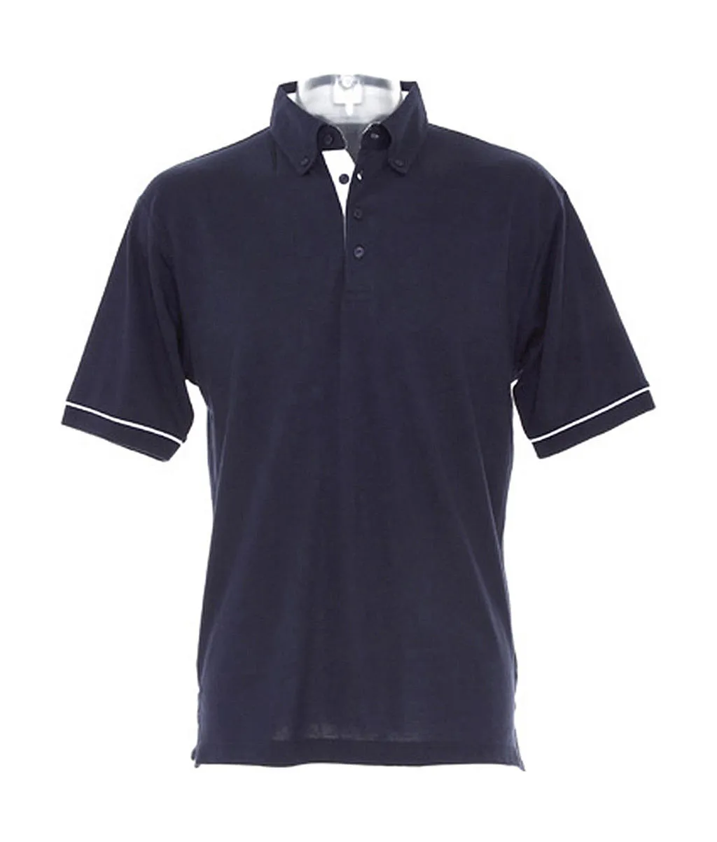 Heren Poloshirt Kustom Kit Contrast KK449 productfoto