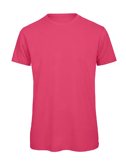 Heren T-shirt B&C TM042 Inspire in Heren T-shirt B&C TM042 Inspire - Fuchsia