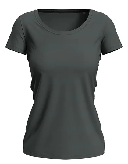Dames T-shirt Strech Stedman Claire ST9700 in Dames T-shirt Strech Stedman Claire ST9700 - Slate Grey