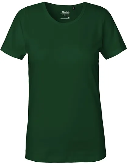 Dames T-shirt Neutral Interlock O81029 in Dames T-shirt Neutral Interlock O81029 - Bottle Green