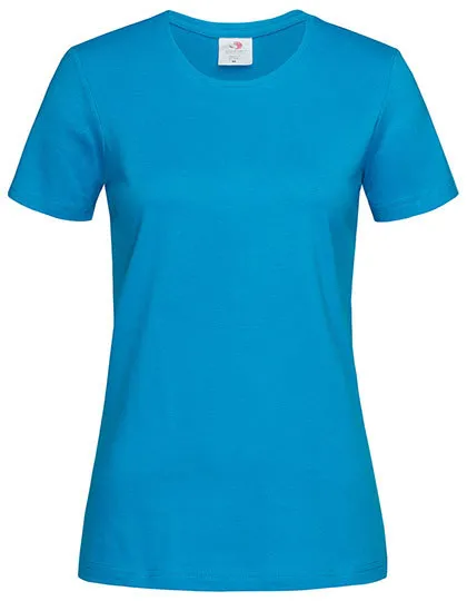 Dames T-shirt Classic-T Fitted Stedman ST2600 in Dames T-shirt Classic-T Fitted Stedman ST2600 - Ocean Blue