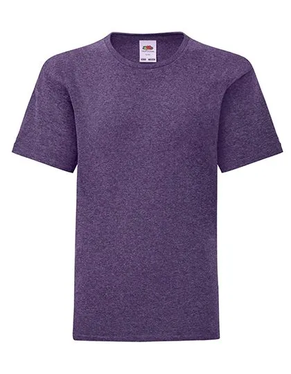 Kinder T-shirt Fruit of the Loom 61-023-0 Iconic in Kinder T-shirt Fruit of the Loom 61-023-0 Iconic - Heather Purple