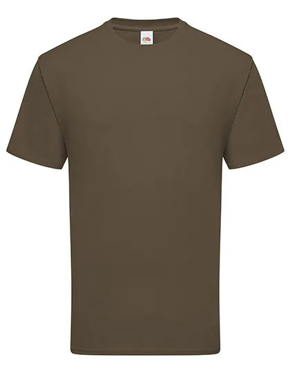 Heren T-shirt Ringspun Premium Fruit of the loom 61-422-0 in Heren T-shirt Ringspun Premium Fruit of the loom 61-422-0 - Truffle