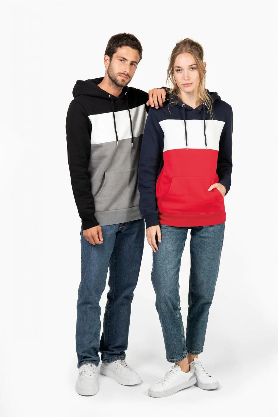 Hooded Sweater JHK Unisex Full Zip Fuji SWHOODECO productfoto