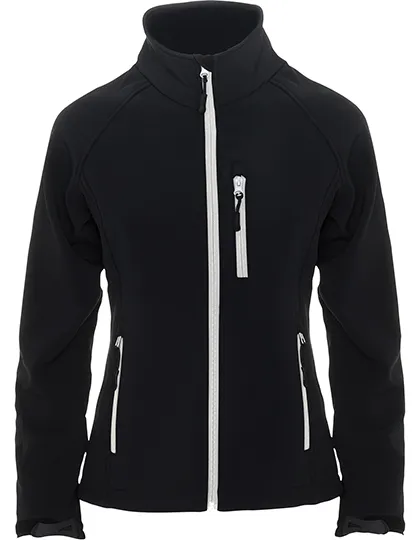 Dames Softshell Jas Antartida Roly SS6433 in Dames Softshell Jas Antartida Roly SS6433 zwart