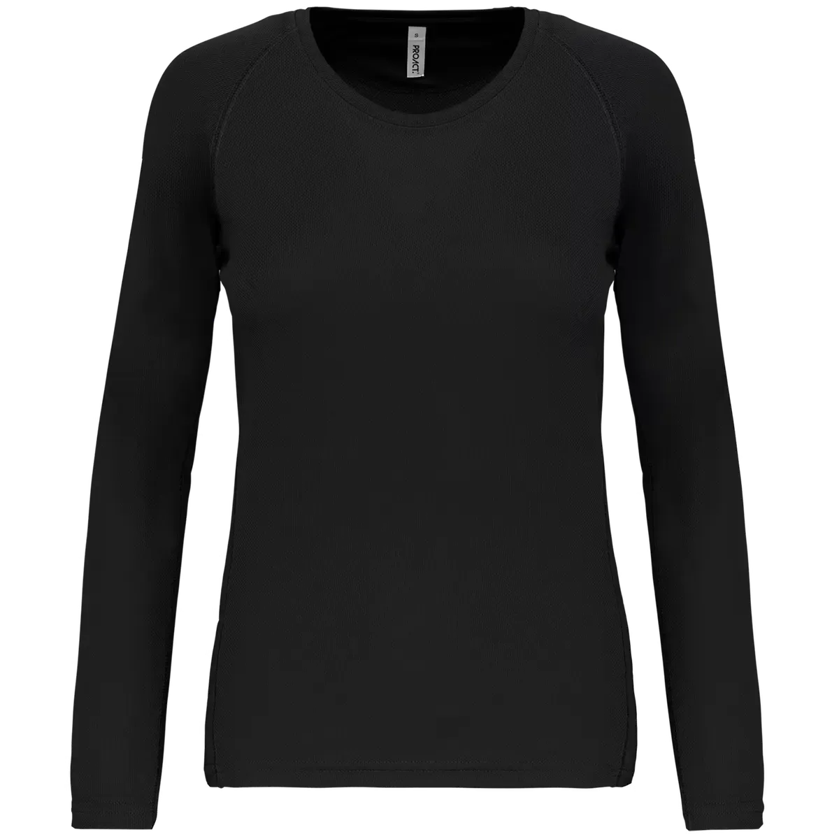 Dames Sportshirt Proact LS PA444 in Dames Sportshirt Proact LS PA444 - Black