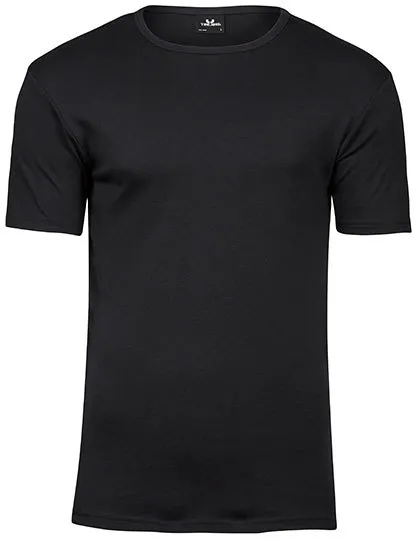 Heren T-shirt Tee Jays Interlock 520 in Mens Interlock T-Shirt Black