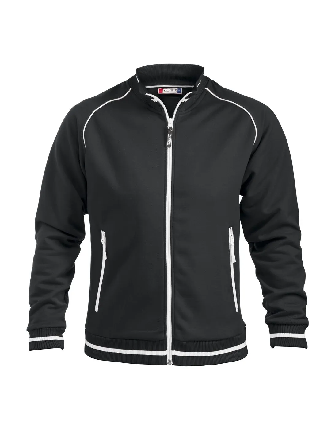 Heren Sweat jacket Clique Craig 021053 in Heren Sweat jacket Clique Craig 021053 zwart