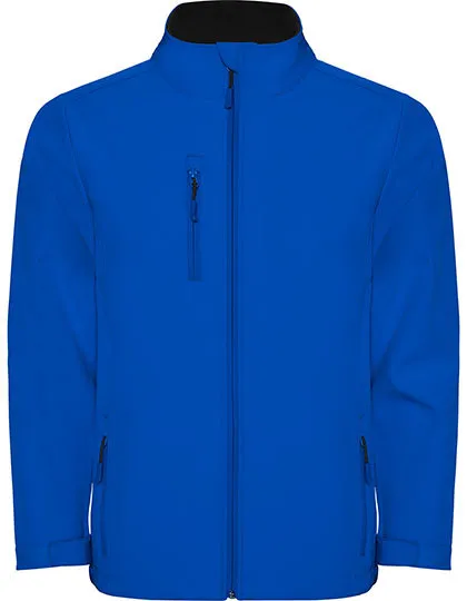 Heren Softshell Jas Nebraska Roly SS6436 in Heren Softshell Jas Nebraska Roly SS6436 Royal Blue