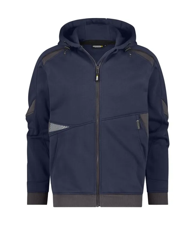 DASSY Werkjas Lunax in DASSY Werkjas Lunax Nacht Blauw-Antraciet Grijs