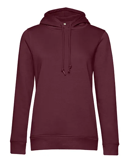 Dames Hoodie B&C Inspire WW34B in Dames Hoodie B&C Inspire WW34B - Burgundy