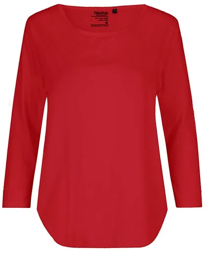 Dames T-Shirt Neutral Three Quarter Sleeve productfoto