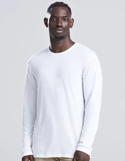 Heren T-shirt AWDis Long Sleeve Tri-Blend T