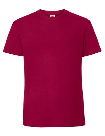 Heren T-shirt Ringspun Premium Fruit of the loom 61-422-0 in Heren T-shirt Ringspun Premium Fruit of the loom 61-422-0 - Cranberry