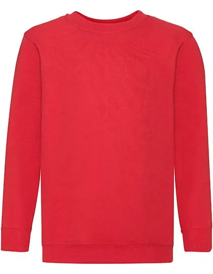 Kinder Sweater Fruit of the Loom 62-041-0 in Kinder Sweater Fruit of the Loom 62-041-0 rood