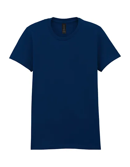 Dames T-shirt Gildan Softstyle 65000L in Dames T-shirt Gildan Softstyle 65000L - Navy