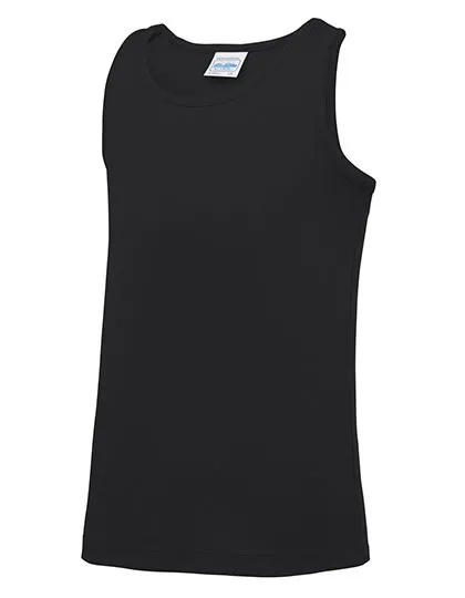 Kinder sportshirt Just Cool vest JC007J in Kinder sportshirt Just Cool vest JC007J - Jet Black
