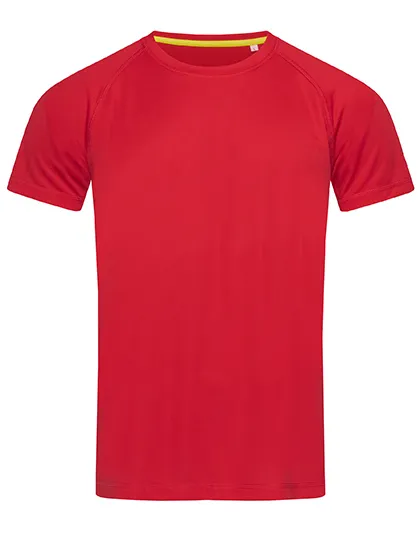 Heren Sportshirt Stedman ST8410 in Heren Sportshirt Stedman ST8410 Crimson Red