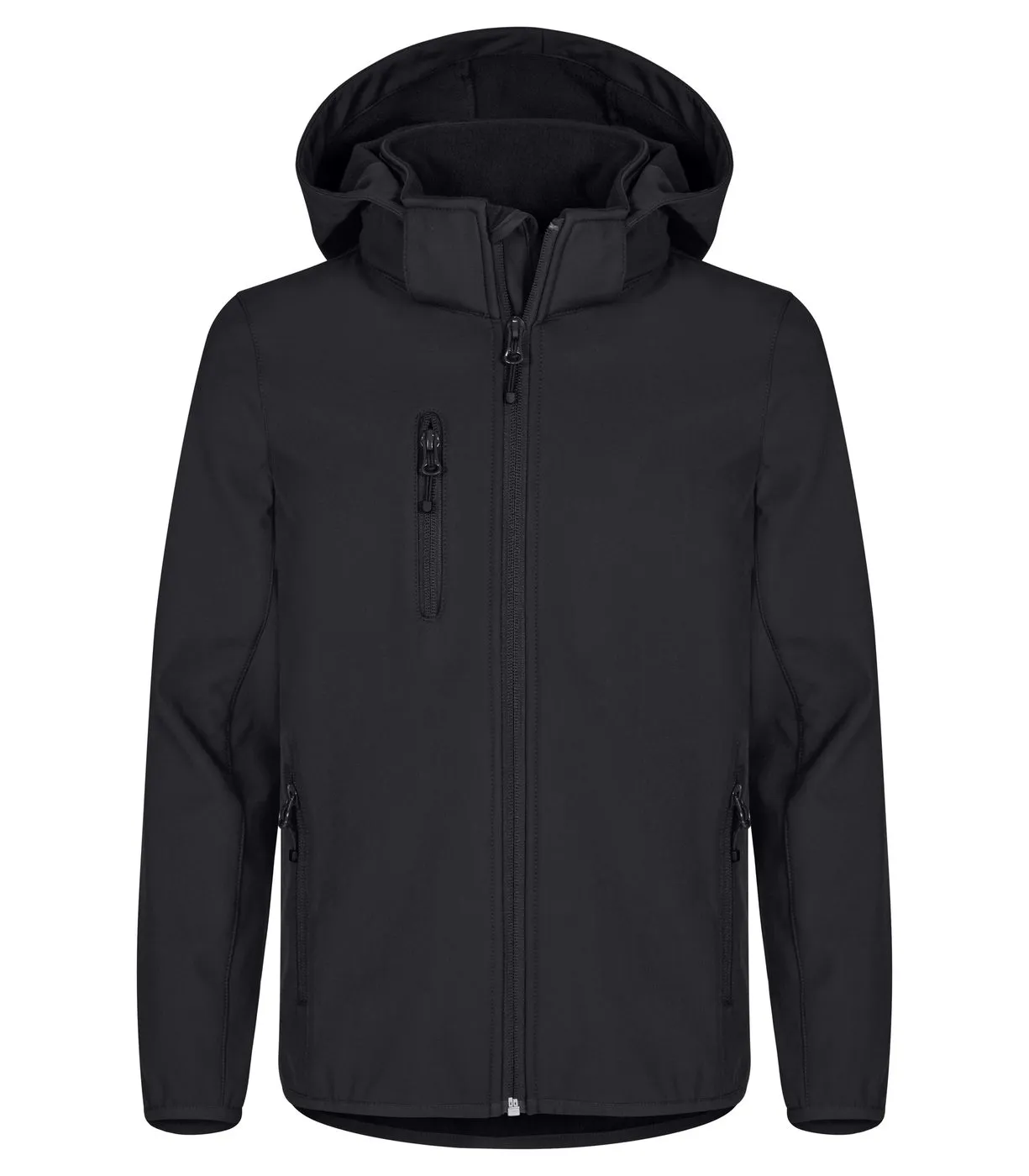 Kinder Softshell Jas Clique Classic 0200909 in Kinder Softshell Jas Clique Classic 0200909 zwart