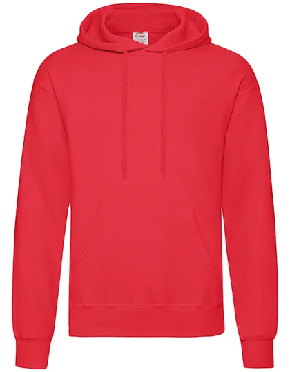 Heren Hoodie Classic Fruit of the Loom 62-208-0 in Heren Hoodie Classic Fruit of the Loom 62-208-0 rood