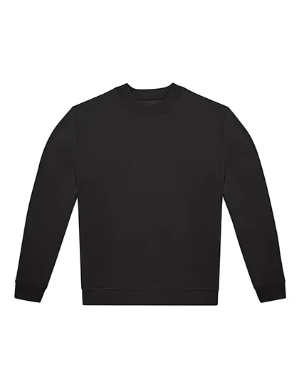 Heren Sweater B&C ID.222 Crew WG007 in Heren Sweater B&C ID.222 Crew WG007 Zwart