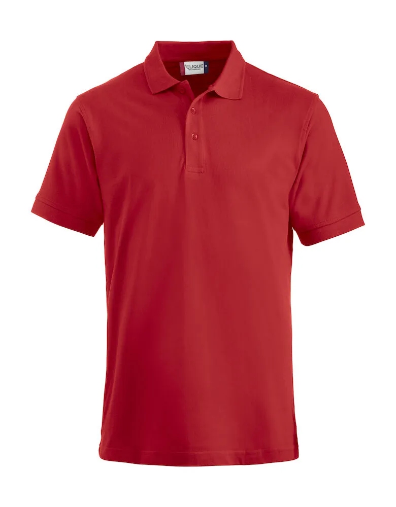 Heren Polo Clique Lincoln 028204 in Heren Polo Clique Lincoln 028204 Rood