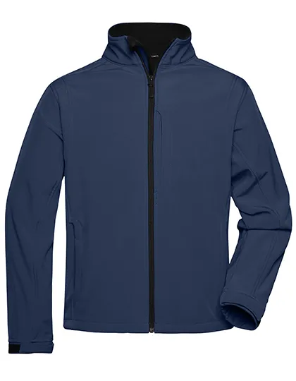 Heren Softshell Jas Daiber JN135 in Heren Softshell Jas Daiber JN135 Navy