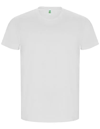 Heren T-shirt Roly Golden Organic CA6690 in Heren T-shirt Roly Golden Organic CA6690 - White