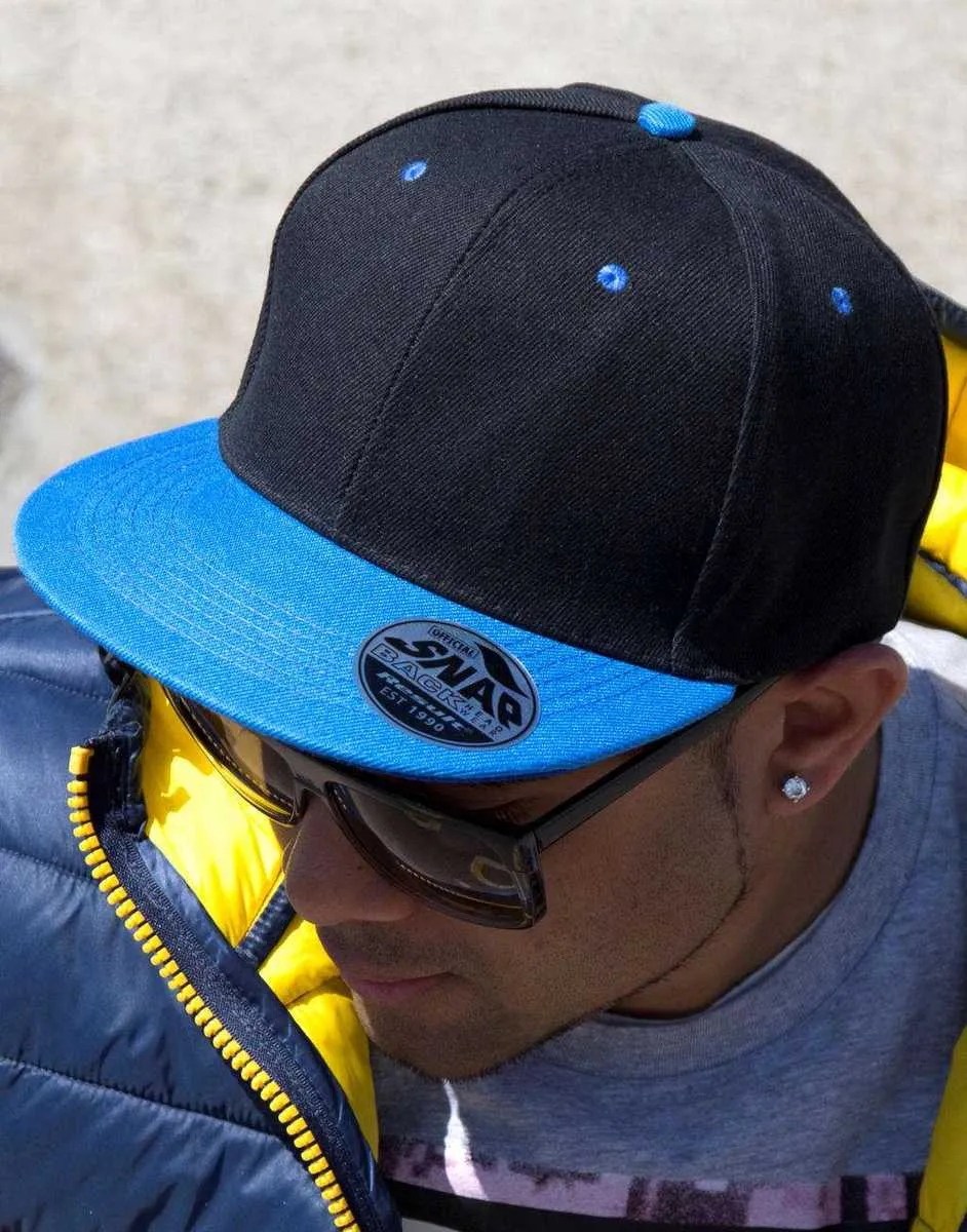 Bronx Original Flat Peak Snap Back Cap RC082X productfoto
