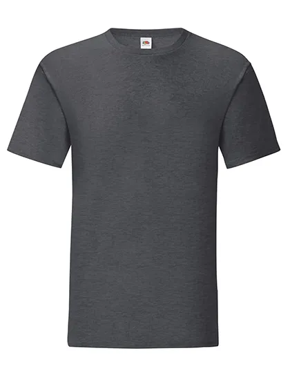 Heren T-shirt Fruit of the loom 61-430-0 in Heren T-shirt Fruit of the loom 61-430-0 - Dark Heather Grey