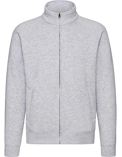 Heren Sweat jacket Fruit of the Loom 62-228-0 in Heren Sweat jacket Fruit of the Loom 62-228-0 Heather Grey