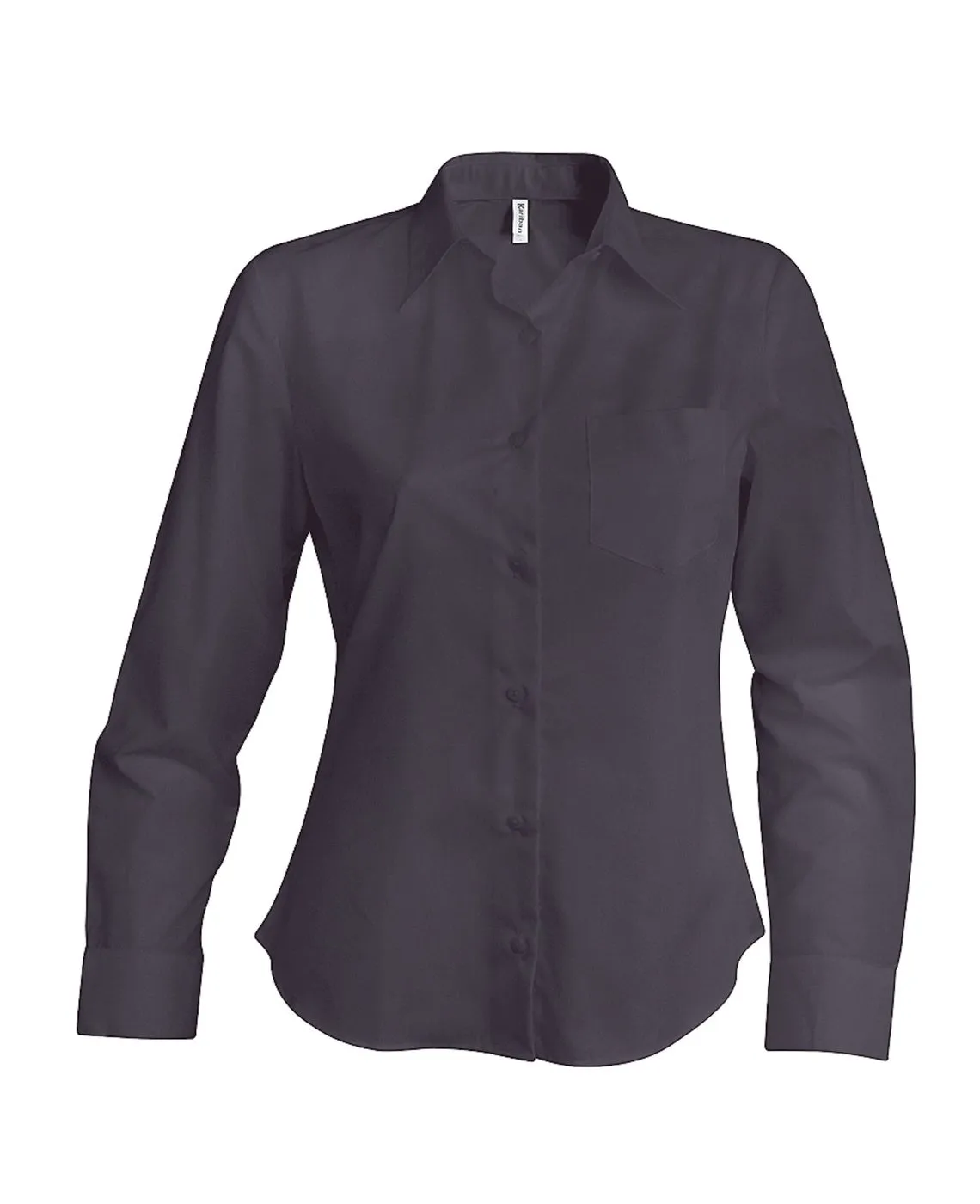 Dames blouse Kariban K542 lange mouw productfoto