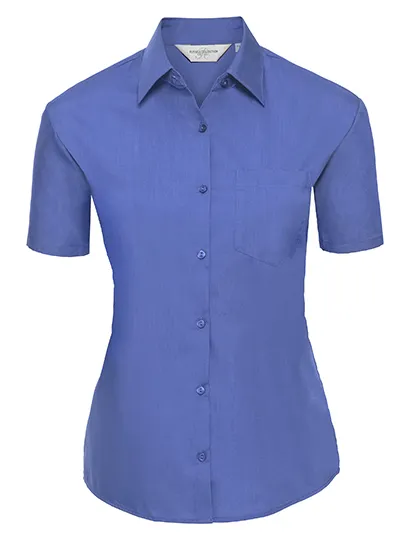 Dames blouse korte mouw Poplin Russell R-935F-0 productfoto