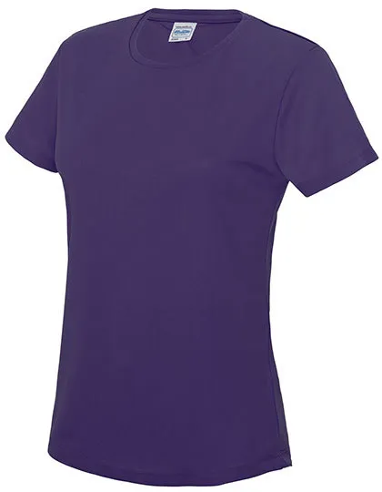 Dames Sportshirt AWDis JC005 in Dames Sportshirt AWDis JC005 - Purple
