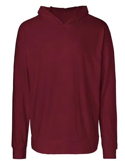 Hooded Sweater Neutral O62101 in Hooded Sweater Neutral O62101 Bordeaux