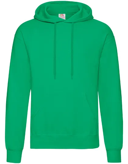 Heren Hoodie Classic Fruit of the Loom 62-208-0 in Heren Hoodie Classic Fruit of the Loom 62-208-0 kelly green