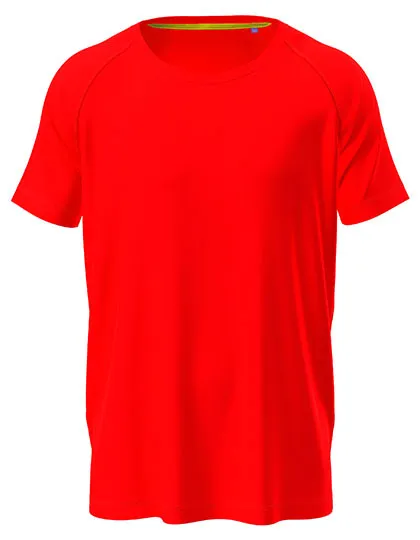 Heren Sportshirt Stedman ST8410 in Heren Sportshirt Stedman ST8410 Scarlet Red