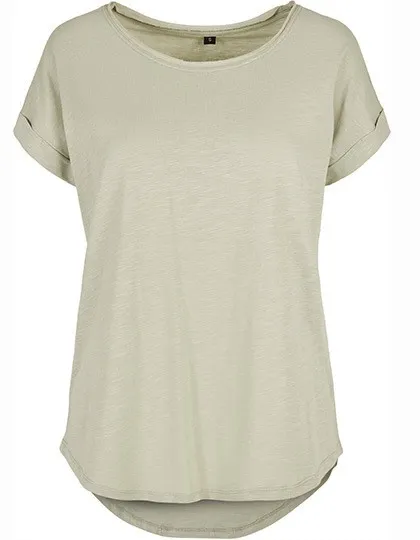 Dames T-shirt Build Your Brand BY036 in Soft Salvia