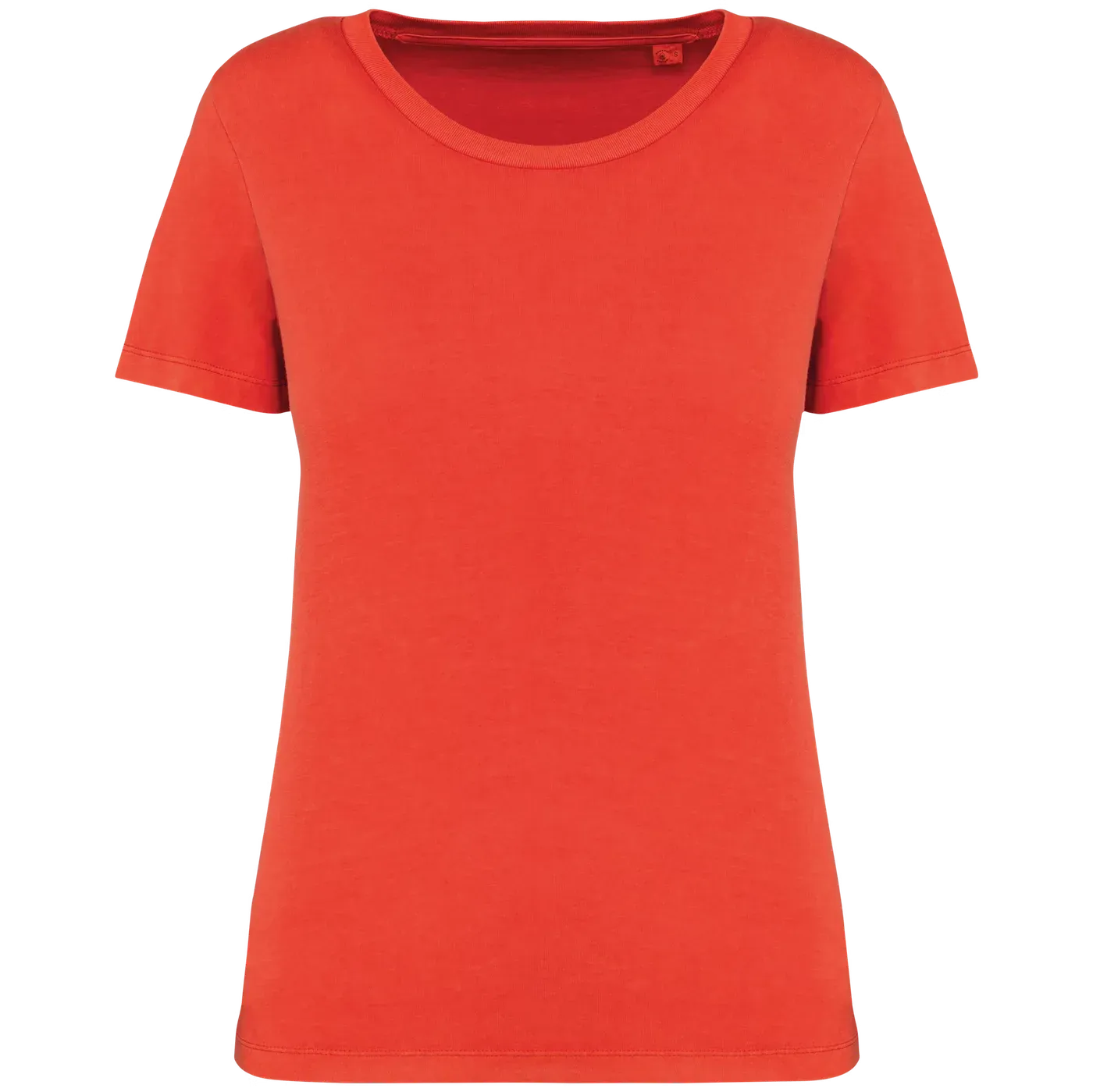Dames T-shirt Native Spirit Ecologisch verwassen NS316 in Dames T-shirt Native Spirit Ecologisch verwassen NS316 - Paprika