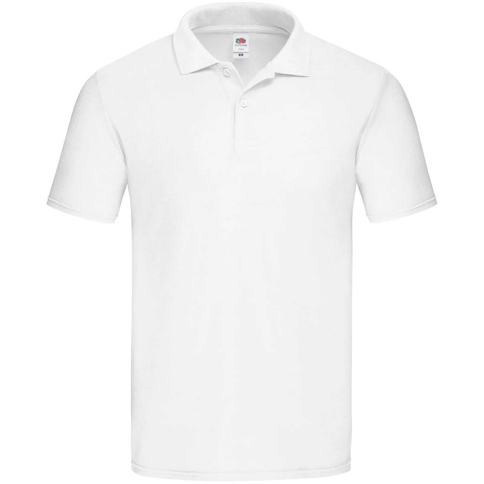 Heren Poloshirt Original Fruit of the Loom 63-050-0 in Heren Poloshirt Original Fruit of the Loom 63-050-0 wit