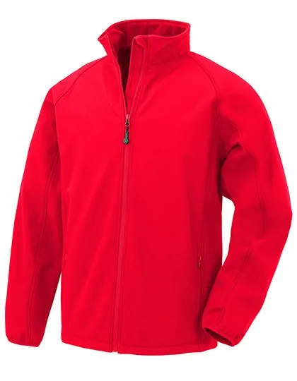 Heren Softshell Jas Result Recycled R901M in Heren Softshell Jas Result Recycled R901M Rood
