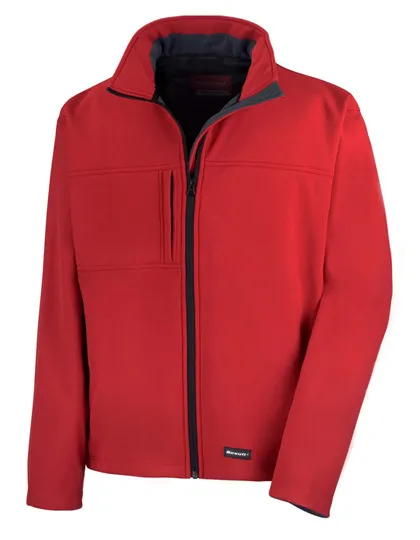 Softshell Heren Jas Result Classic R121M in Softshell Heren Jas Result Classic R121M Red