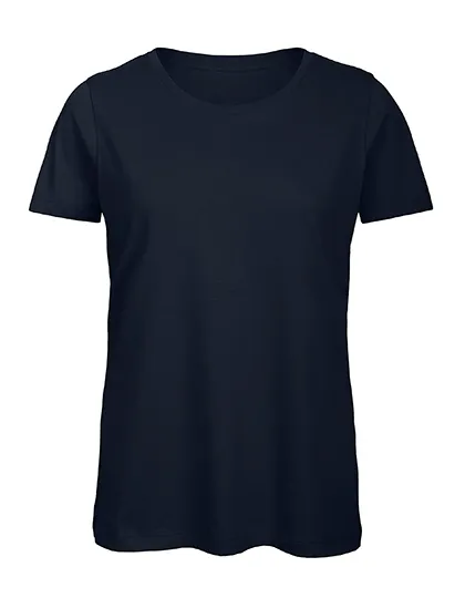 Dames T-shirt Biologisch B&C Inspire TW043 in Dames T-shirt Biologisch B&C Inspire TW043 - Navy