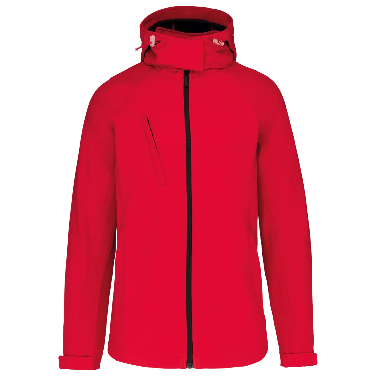 Dames Softshell jas hooded Kariban K414 in Dames Softshell jas hooded Kariban K414 RED