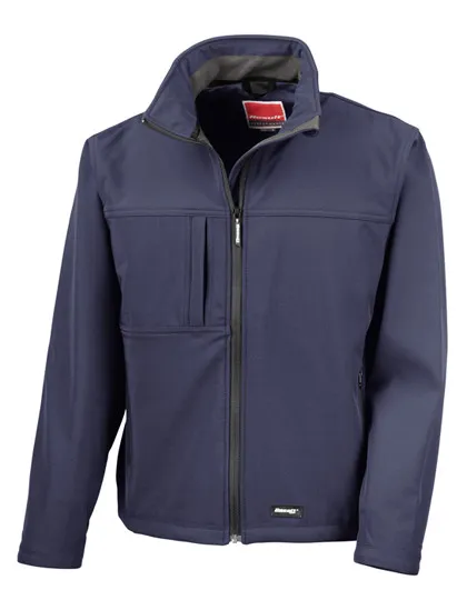 Softshell Heren Jas Result Classic R121M in Softshell Heren Jas Result Classic R121M Navy
