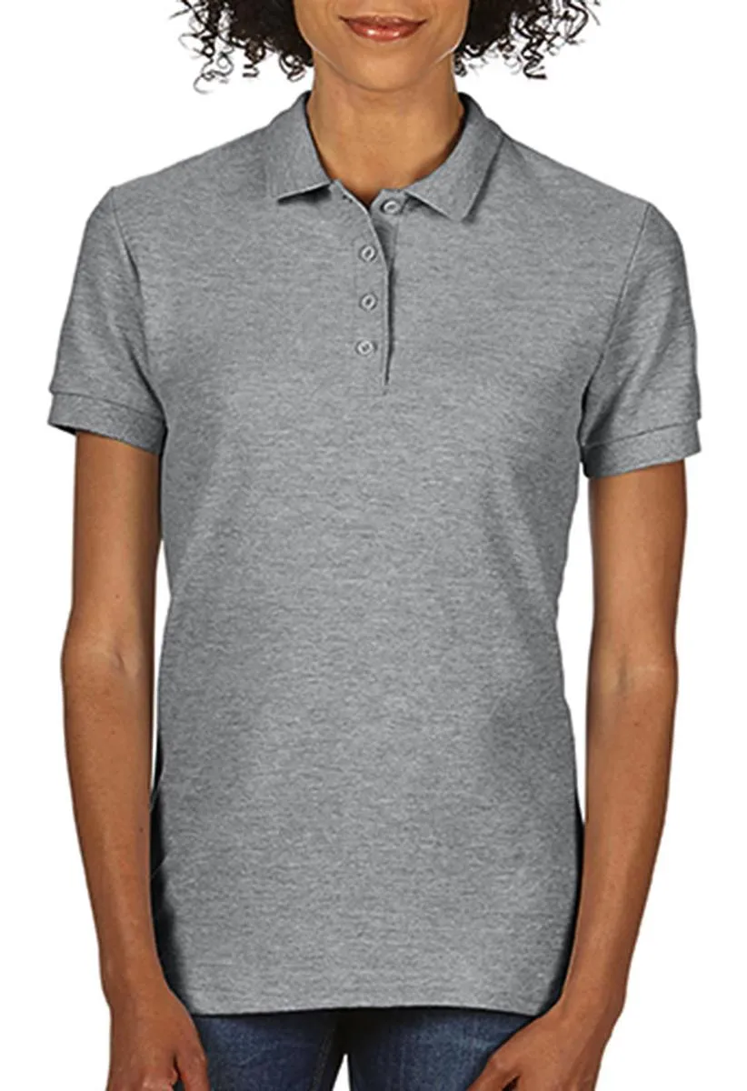Dames Polo Gildan Softstyle 64800L productfoto