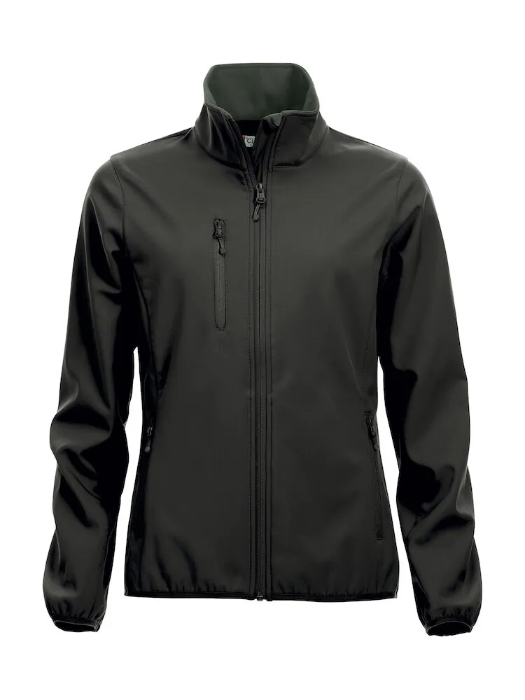 Dames Softshell Jas Clique Basic 020915 in Zwart