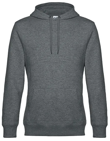 Heren Hooded Sweater B&C KING WU02K in Heren Hoodie B&C KING WU02K Heather Mid Grey