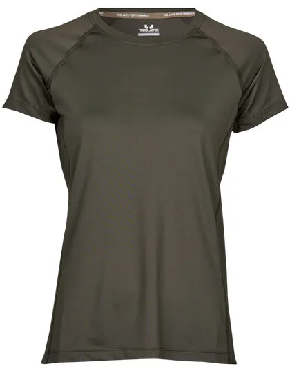 Dames Sportshirt Tee Jays 7021 in Dames Sportshirt Tee Jays 7021 - Deep Green