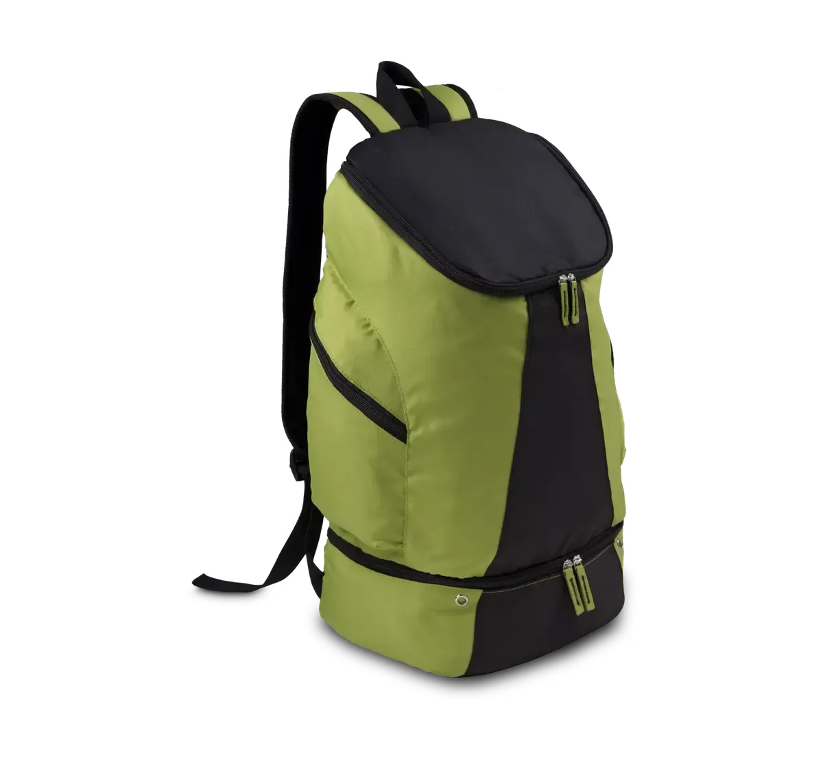 Rugzak sport Kimood KI0102 in BURNT LIME-BLACK